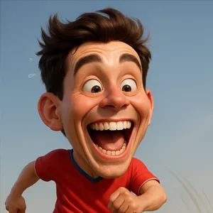 Soccer Caricature